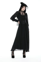 Load image into Gallery viewer, Gothic pattern hollow out maxi dress DW876