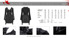 Load image into Gallery viewer, Gothic sexy lace big sleeve fake two pcs velvet dress DW880