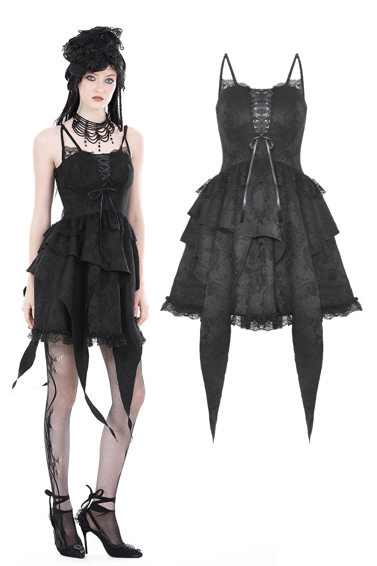 Gothic princess frilly dress DW881