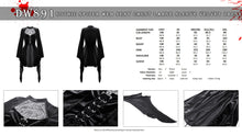 Load image into Gallery viewer, Gothic spider web sexy chest large sleeve velvet dress DW891