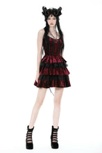 Load image into Gallery viewer, Blood red lost girl frilly dress DW895