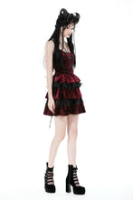 Load image into Gallery viewer, Blood red lost girl frilly dress DW895