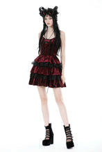 Load image into Gallery viewer, Blood red lost girl frilly dress DW895