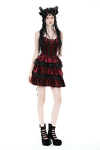 Load image into Gallery viewer, Blood red lost girl frilly dress DW895