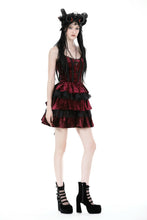 Load image into Gallery viewer, Blood red lost girl frilly dress DW895