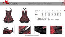 Load image into Gallery viewer, Punk rock dye halter dress DW896