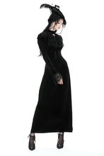 Load image into Gallery viewer, Gothic mermaid velvet gird dress DW898