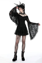 Load image into Gallery viewer, Gothic embroidered big sleeves sexy dreamy dress DW928