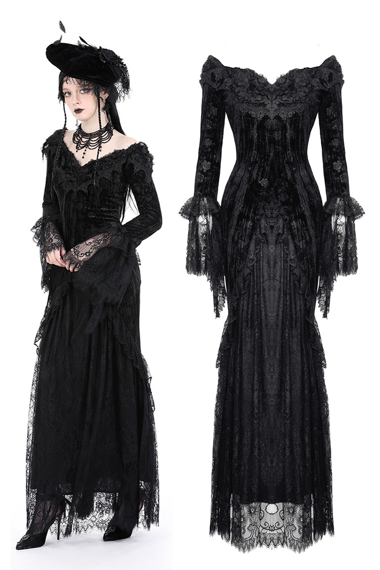 Gothic Queen luxe rose sexy bodycon dress DW932 M Gothic Queen luxe rose sexy bodycon dress DW932 M
