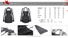 Load image into Gallery viewer, Gothic lace cape style false two-piece dress DW933