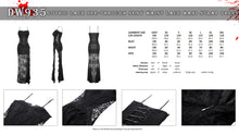 Load image into Gallery viewer, Gothic lace see-through sexy waist lace maxi strap dress DW935