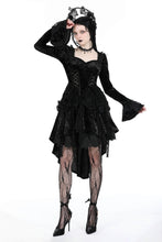 Load image into Gallery viewer, Gothic retro tasseled dovetail velvet dress DW938