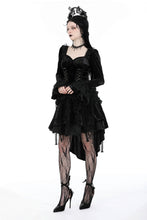 Load image into Gallery viewer, Gothic retro tasseled dovetail velvet dress DW938