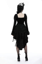 Load image into Gallery viewer, Gothic retro tasseled dovetail velvet dress DW938
