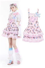 Load image into Gallery viewer, Lolita pink temptation love bear dress DW939