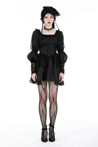 Gothic princess bubble sleeves dress DW942