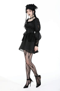 Gothic princess bubble sleeves dress DW942