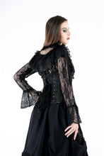 Load image into Gallery viewer, Gothic lolita hearted lace blouse IW076 - Gothlolibeauty