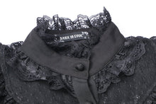 Load image into Gallery viewer, Gothic lolita hearted lace blouse IW076 - Gothlolibeauty