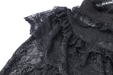 Load image into Gallery viewer, Gothic lolita hearted lace blouse IW076 - Gothlolibeauty