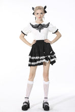 Load image into Gallery viewer, The heart drip black blood blouse IW083