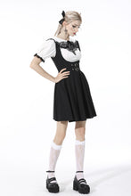 Load image into Gallery viewer, The heart drip black blood blouse IW083