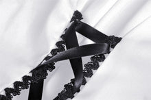 Load image into Gallery viewer, The heart drip black blood blouse IW083