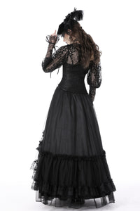 Gothic sexy lace blouse IW092