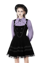 Load image into Gallery viewer, Star collar purple witch blouse IW095