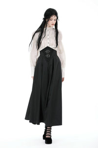Steampunk puff sleeves blouse  IW102