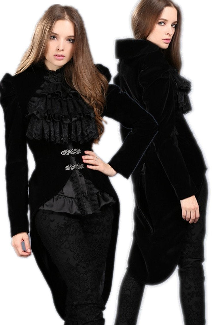 Gothic masquerade ball gowns cocktail jacket JW048 - Gothlolibeauty