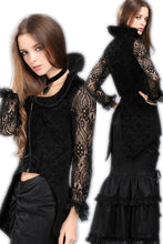 Load image into Gallery viewer, Women Black Medieval Gothic Vampire jacket JW089 - Gothlolibeauty