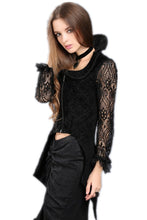 Load image into Gallery viewer, Women Black Medieval Gothic Vampire jacket JW089 - Gothlolibeauty