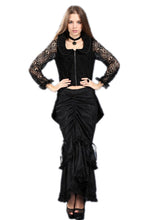 Load image into Gallery viewer, Women Black Medieval Gothic Vampire jacket JW089 - Gothlolibeauty