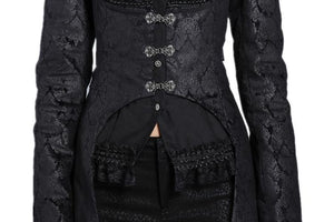 Gothic floor-length cocktail gown jacket coat JW091 - Gothlolibeauty
