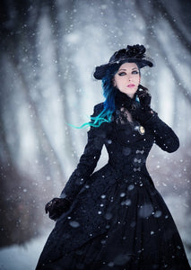 Gothic floor-length cocktail gown jacket coat JW091 - Gothlolibeauty
