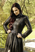 Load image into Gallery viewer, Gothique asymmetric bouffancy robe jacket with ghost belt JW093 - Gothlolibeauty