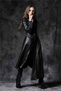 Gothique asymmetric bouffancy robe jacket with ghost belt JW093 - Gothlolibeauty