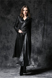Gothique asymmetric bouffancy robe jacket with ghost belt JW093 - Gothlolibeauty