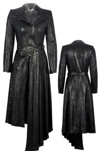 Gothique asymmetric bouffancy robe jacket with ghost belt JW093 - Gothlolibeauty