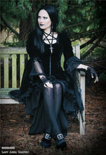Load image into Gallery viewer, Gothic noble velvet pleated cocktail jacket JW104 - Gothlolibeauty