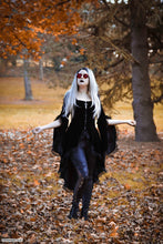Load image into Gallery viewer, Gothic noble velvet pleated cocktail jacket JW104 - Gothlolibeauty
