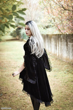 Load image into Gallery viewer, Gothic noble velvet pleated cocktail jacket JW104 - Gothlolibeauty