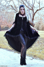 Load image into Gallery viewer, Gothic noble velvet pleated cocktail jacket JW104 - Gothlolibeauty