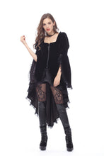 Load image into Gallery viewer, Gothic noble velvet pleated cocktail jacket JW104 - Gothlolibeauty