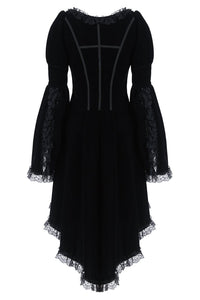Gothic noble velvet pleated cocktail jacket JW104 - Gothlolibeauty
