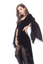 Load image into Gallery viewer, Gothic noble velvet pleated cocktail jacket JW104 - Gothlolibeauty