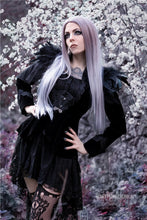 Load image into Gallery viewer, Gothic velvet jacket with swallow shoulder JW116 - Gothlolibeauty