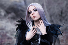 Load image into Gallery viewer, Gothic velvet jacket with swallow shoulder JW116 - Gothlolibeauty