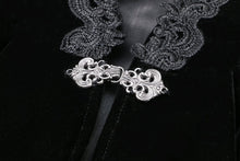 Load image into Gallery viewer, Gothic velvet jacket with swallow shoulder JW116 - Gothlolibeauty